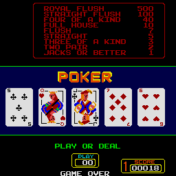 Super Draw Poker (set 1) Screenshot 1